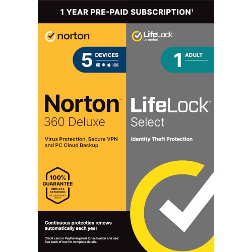 Norton 360 Deluxe with LifeLock  Select